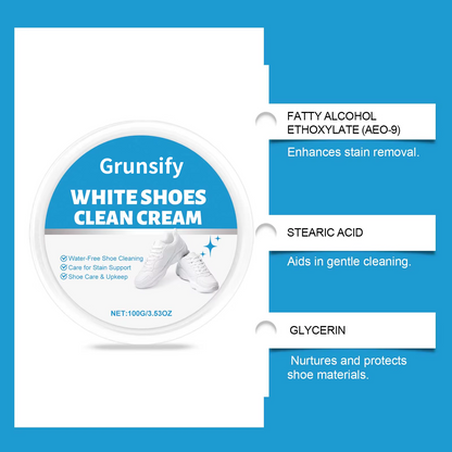 White   Shoe   Cleaner   Cream
