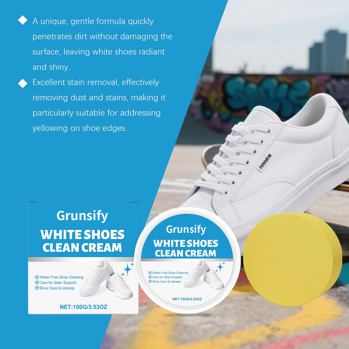 White   Shoe   Cleaner   Cream