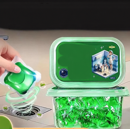 OFF! Drain Deodorizer Pods – Bio‑enzyme formula neutralizes smells at the source. Instant fresh scent, no harsh chemicals. Say goodbye to embarrassing odours.