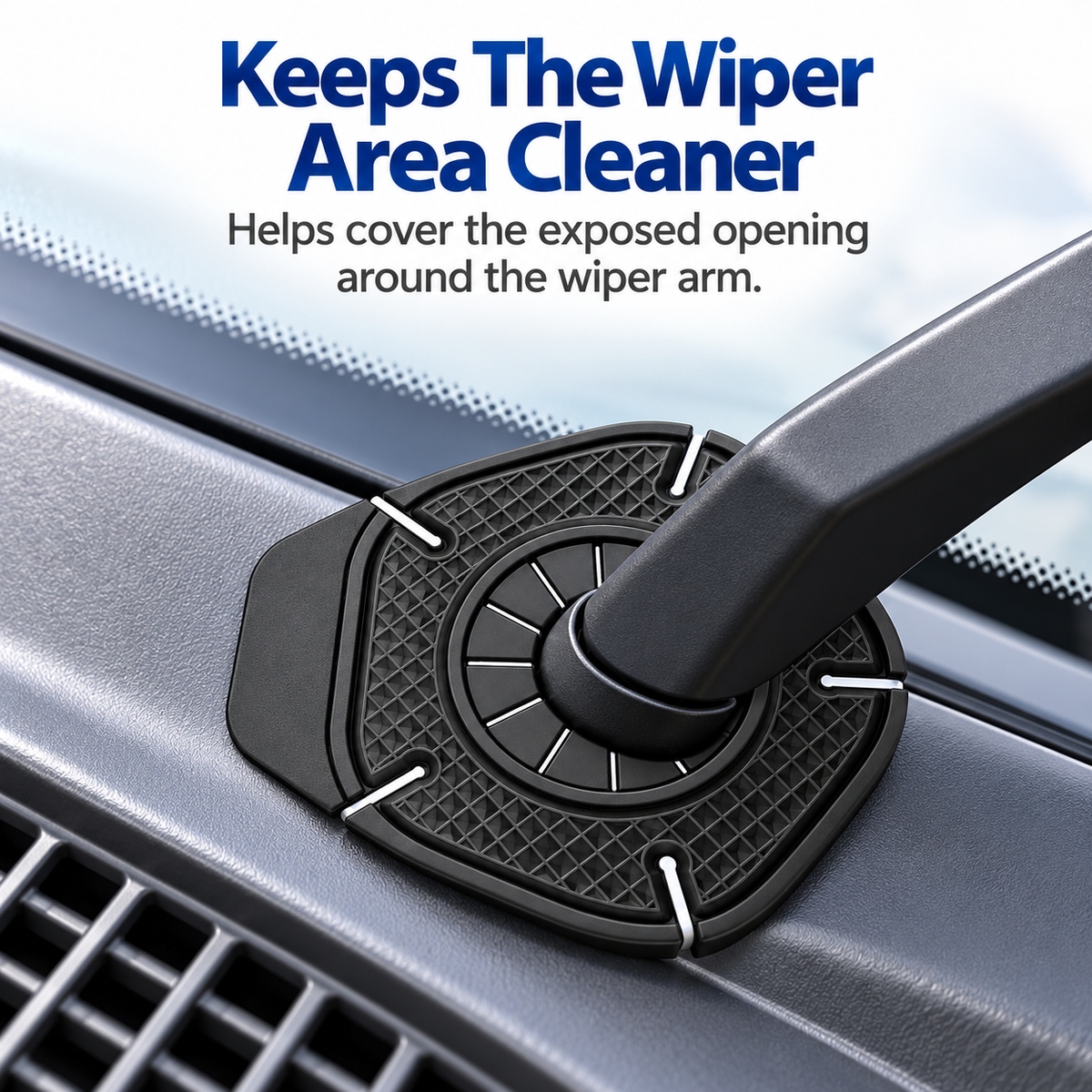 Windshield Wiper Arm Protector Covers – Flexible Car Wiper Hole Guards