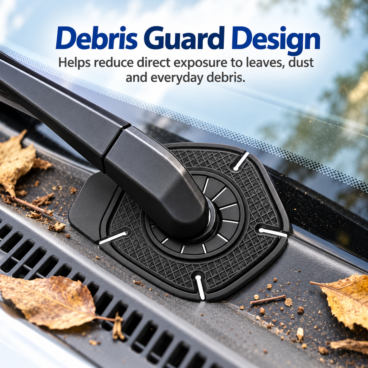 Windshield Wiper Arm Protector Covers – Flexible Car Wiper Hole Guards