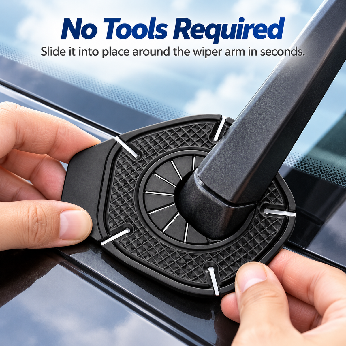 Windshield Wiper Arm Protector Covers – Flexible Car Wiper Hole Guards