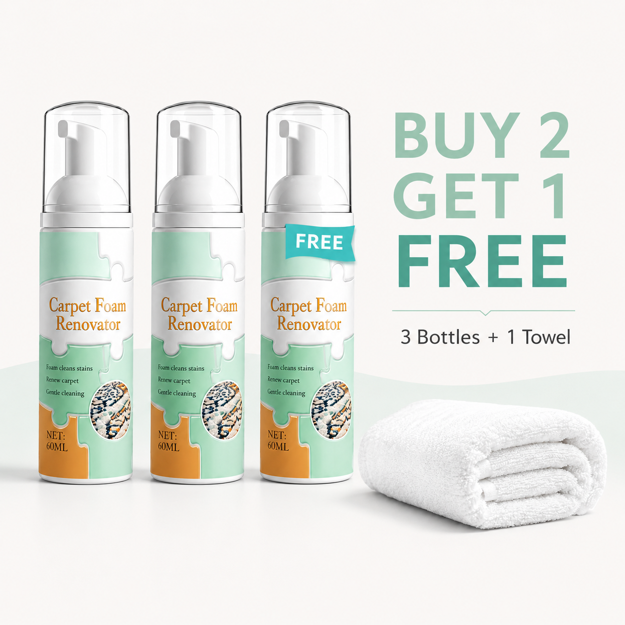 60ml+🎁Towel