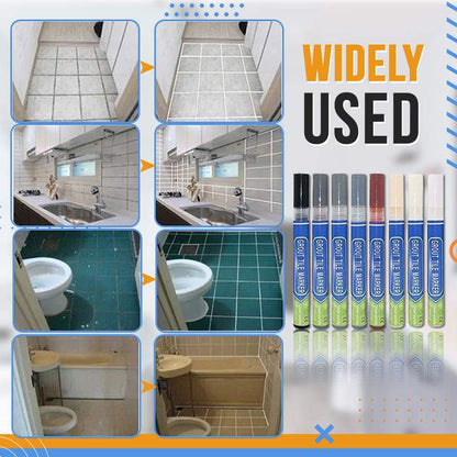 Tile Grout Repair Pen – Easy Grout Color Restorer for Bathroom & Kitchen