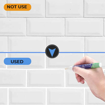 Tile Grout Repair Pen – Easy Grout Color Restorer for Bathroom & Kitchen